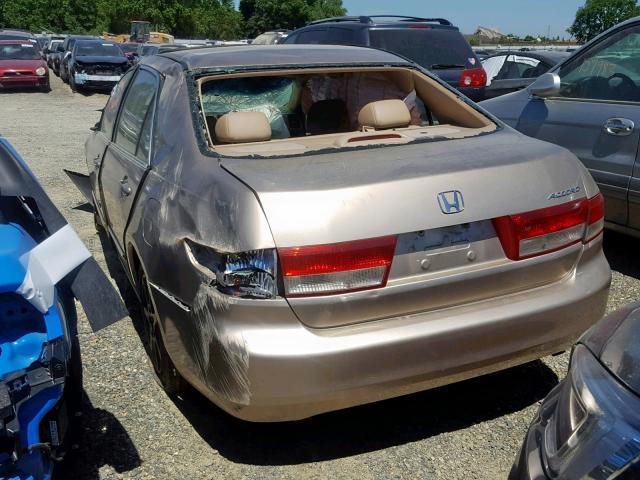 1HGCM66583A077898 - 2003 HONDA ACCORD GOLD photo 3