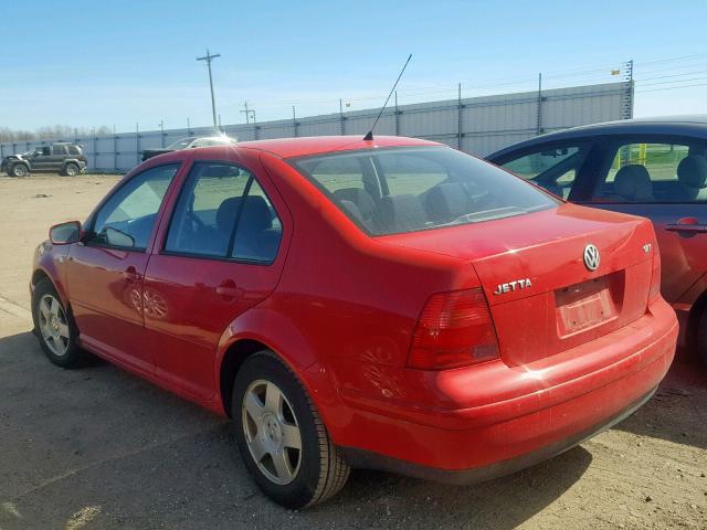 3VWSE69M42M023880 - 2002 VOLKSWAGEN JETTA GLS RED photo 3