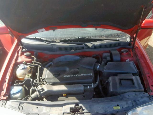 3VWSE69M42M023880 - 2002 VOLKSWAGEN JETTA GLS RED photo 7