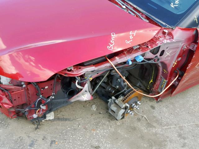 JTKJF5C72GJ026282 - 2016 TOYOTA SCION TC RED photo 9