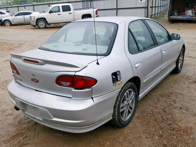 1G1JH52T627158251 - 2002 CHEVROLET CAVALIER Z SILVER photo 4