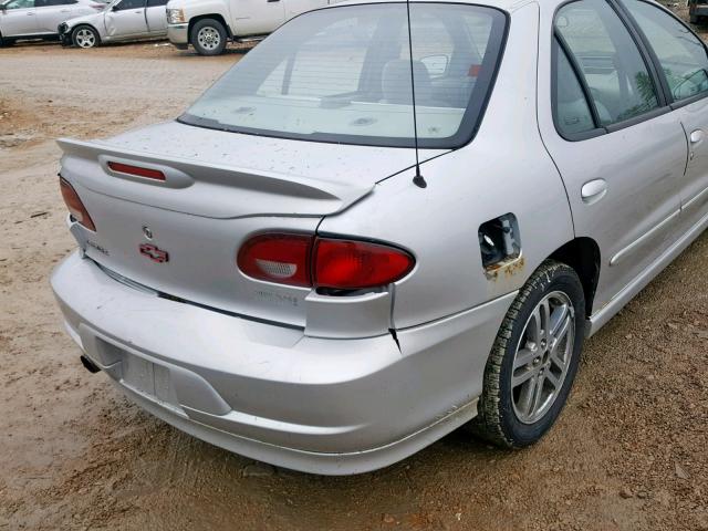 1G1JH52T627158251 - 2002 CHEVROLET CAVALIER Z SILVER photo 9