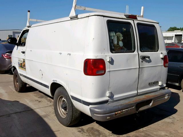 2B7HB11XXXK578999 - 1999 DODGE RAM VAN B1 WHITE photo 3