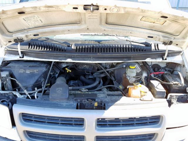 2B7HB11XXXK578999 - 1999 DODGE RAM VAN B1 WHITE photo 7