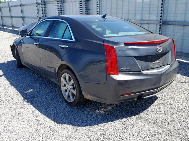 1G6AA5RA8E0117846 - 2014 CADILLAC ATS BLACK photo 3