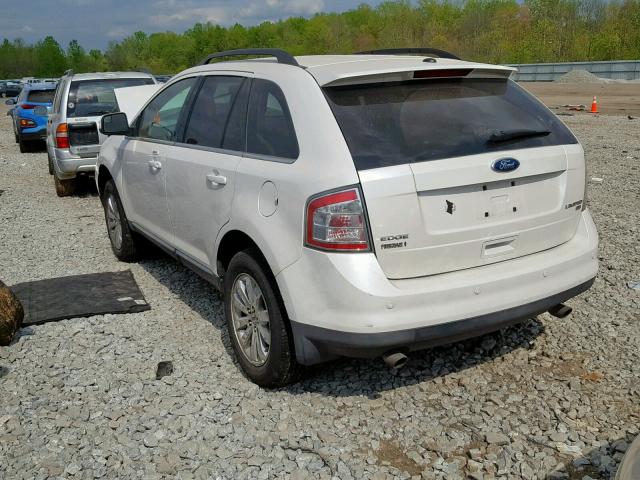 2FMDK4KC4ABB17814 - 2010 FORD EDGE LIMIT WHITE photo 3