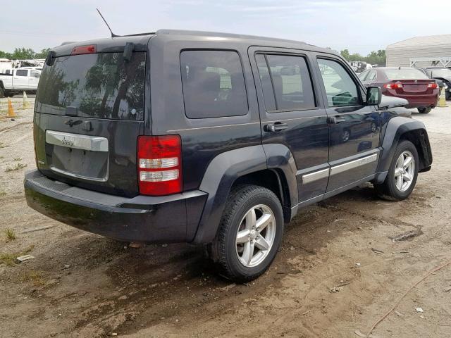 1J8GP58K69W536743 - 2009 JEEP LIBERTY LI BLACK photo 4