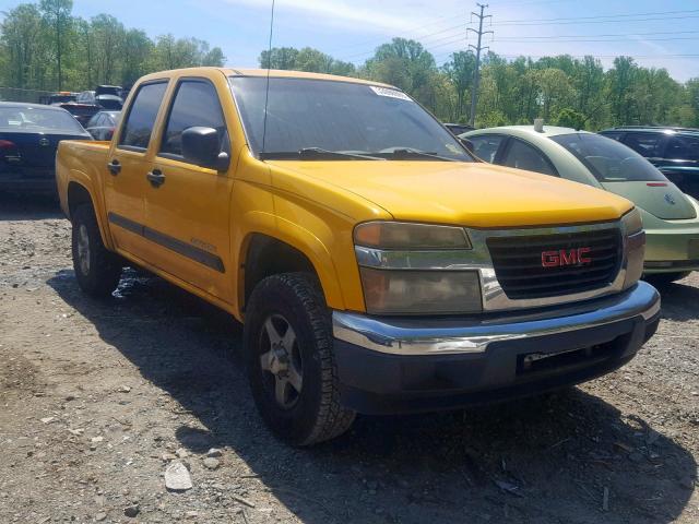 1GTDT136148169515 - 2004 GMC CANYON YELLOW photo 1