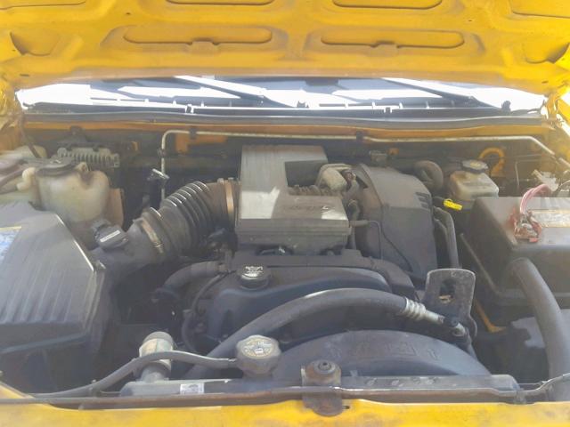 1GTDT136148169515 - 2004 GMC CANYON YELLOW photo 7