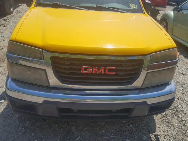 1GTDT136148169515 - 2004 GMC CANYON YELLOW photo 9