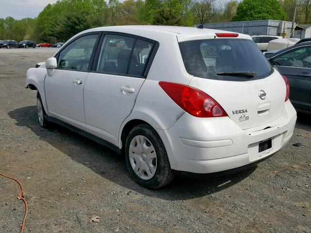 3N1BC1CP1BL432569 - 2011 NISSAN VERSA S WHITE photo 3