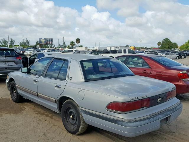 2MELM74W6RX637822 - 1994 MERCURY GRAND MARQ BLUE photo 3