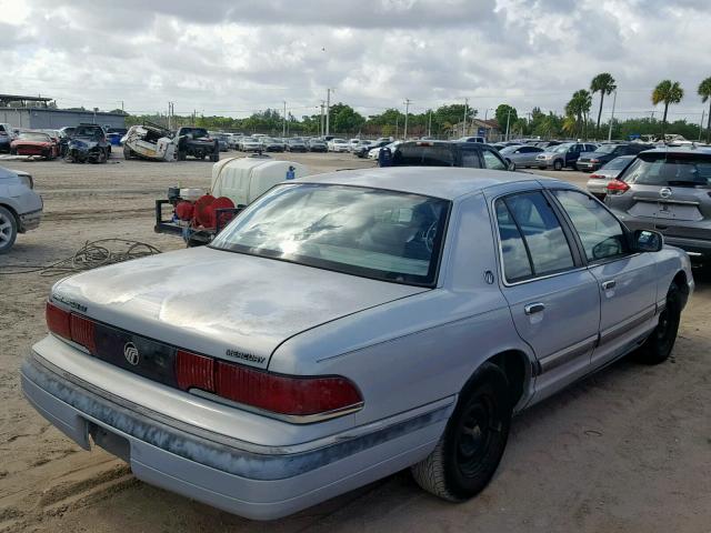 2MELM74W6RX637822 - 1994 MERCURY GRAND MARQ BLUE photo 4