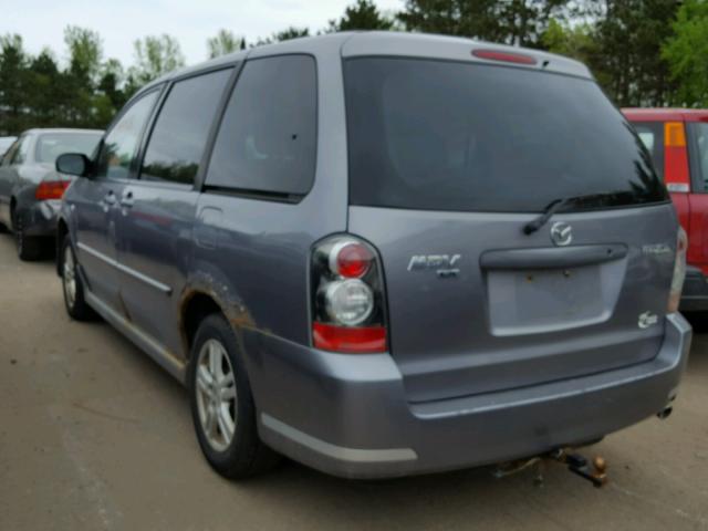 JM3LW28J350539277 - 2005 MAZDA MPV WAGON GRAY photo 3