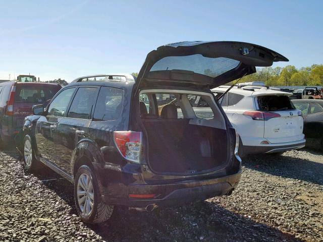 JF2SHAEC5BH711810 - 2011 SUBARU FORESTER L BLACK photo 3