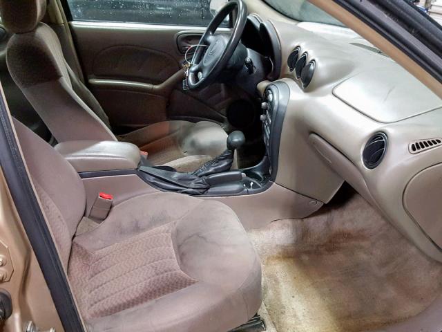 1G2NE52E75M152195 - 2005 PONTIAC GRAND AM S GOLD photo 5