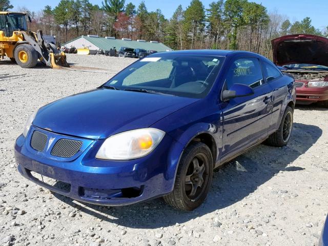 1G2AL15F877148711 - 2007 PONTIAC G5 BLUE photo 2