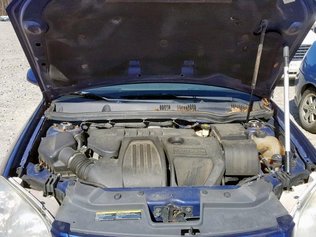 1G2AL15F877148711 - 2007 PONTIAC G5 BLUE photo 7
