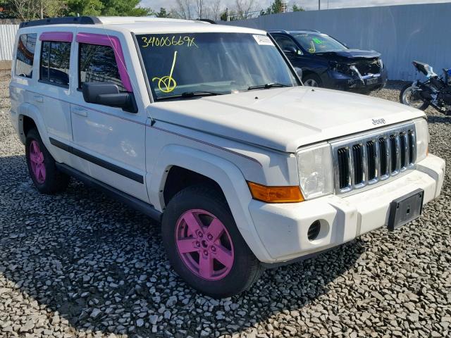 1J8HG48K37C560110 - 2007 JEEP COMMANDER WHITE photo 1