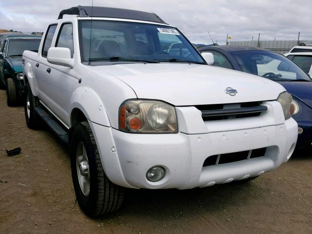 1N6ED27Y41C332621 - 2001 NISSAN FRONTIER C WHITE photo 1