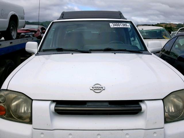 1N6ED27Y41C332621 - 2001 NISSAN FRONTIER C WHITE photo 9