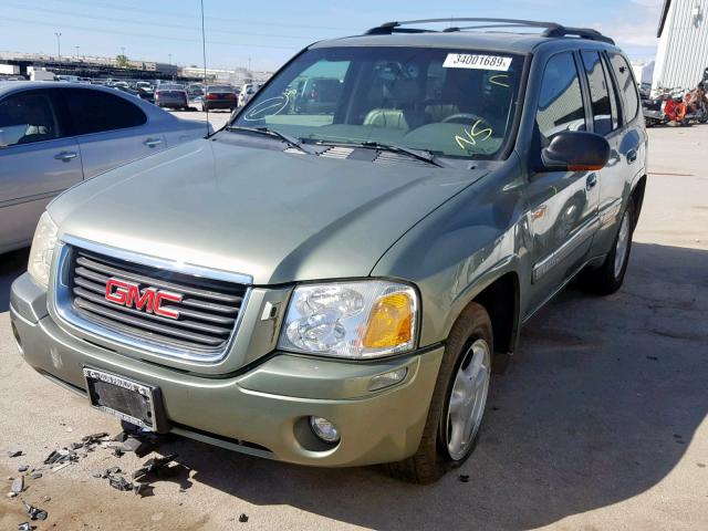 1GKDT13S432259356 - 2003 GMC ENVOY GREEN photo 2