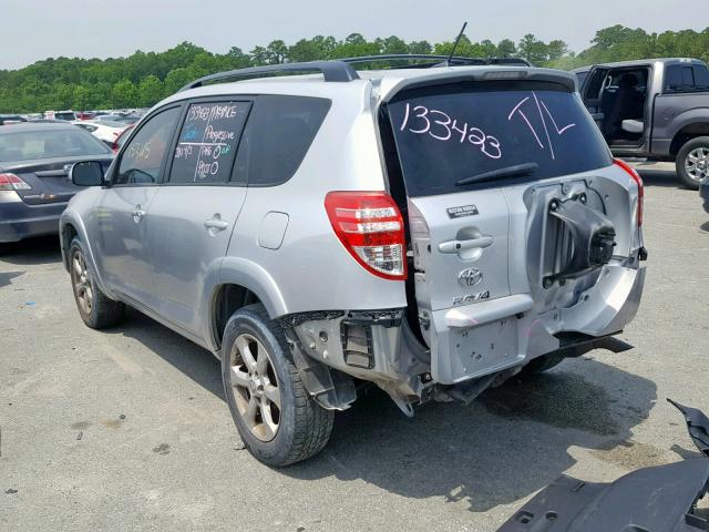 JTMYF4DV4B5042563 - 2011 TOYOTA RAV4 LIMIT SILVER photo 3