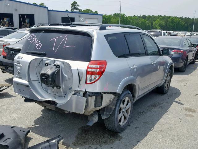 JTMYF4DV4B5042563 - 2011 TOYOTA RAV4 LIMIT SILVER photo 4