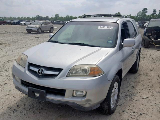 2HNYD18895H525742 - 2005 ACURA MDX TOURIN GRAY photo 2