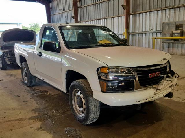 1GTCSBD92A8143532 - 2010 GMC CANYON WHITE photo 1