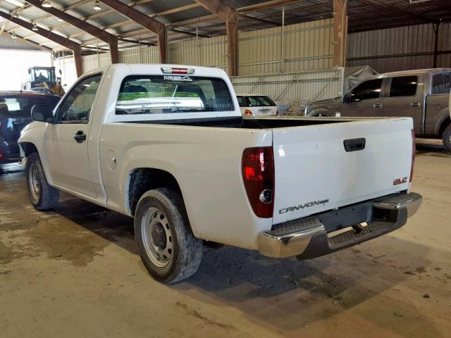 1GTCSBD92A8143532 - 2010 GMC CANYON WHITE photo 3