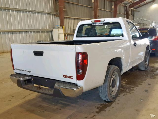 1GTCSBD92A8143532 - 2010 GMC CANYON WHITE photo 4