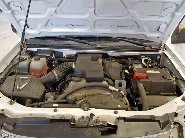 1GTCSBD92A8143532 - 2010 GMC CANYON WHITE photo 7