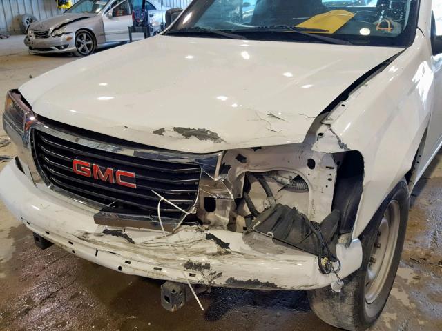 1GTCSBD92A8143532 - 2010 GMC CANYON WHITE photo 9