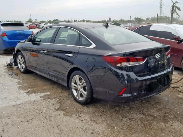 5NPE34AF0JH666853 - 2018 HYUNDAI SONATA SPO BLACK photo 3