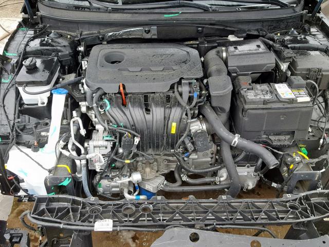 5NPE34AF0JH666853 - 2018 HYUNDAI SONATA SPO BLACK photo 7