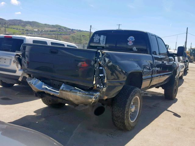 1B7KF23671J232559 - 2001 DODGE RAM 2500 BLACK photo 4