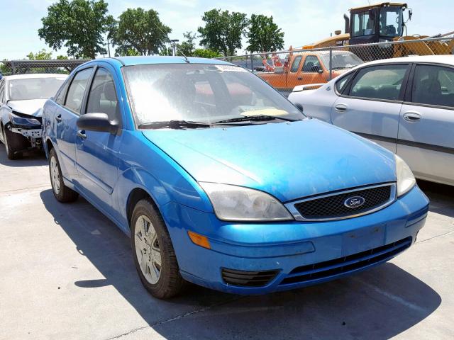 1FAFP34N07W312829 - 2007 FORD FOCUS ZX4 BLUE photo 1