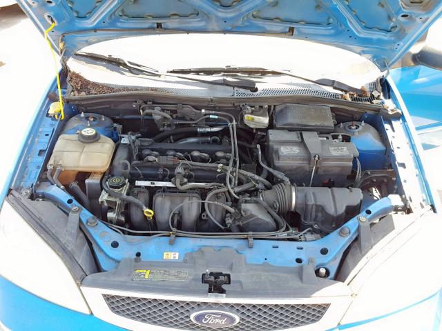 1FAFP34N07W312829 - 2007 FORD FOCUS ZX4 BLUE photo 7