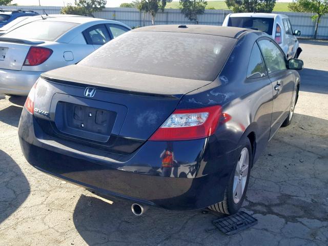 2HGFG11867H574769 - 2007 HONDA CIVIC EX BLACK photo 4