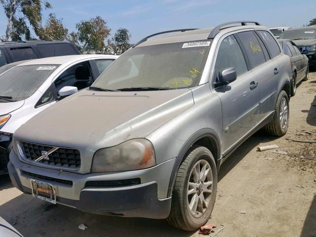 YV1CZ911251201974 - 2005 VOLVO XC90 T6 SILVER photo 2