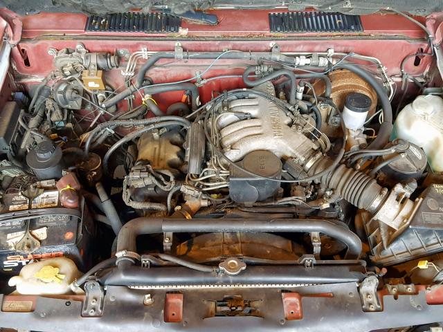 1N6HD16Y4MC394484 - 1991 NISSAN TRUCK KING RED photo 7