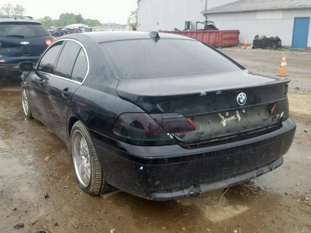 WBAGL63444DP69913 - 2004 BMW 745 I BLACK photo 3