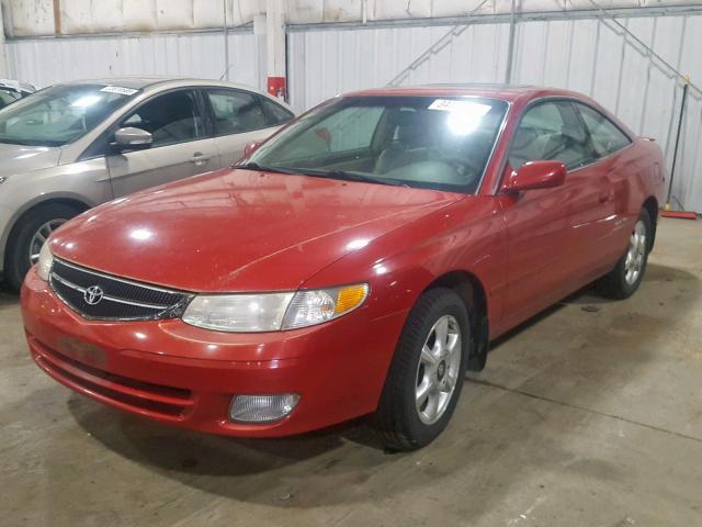 2T1CF22PXXC099539 - 1999 TOYOTA CAMRY SOLA RED photo 2