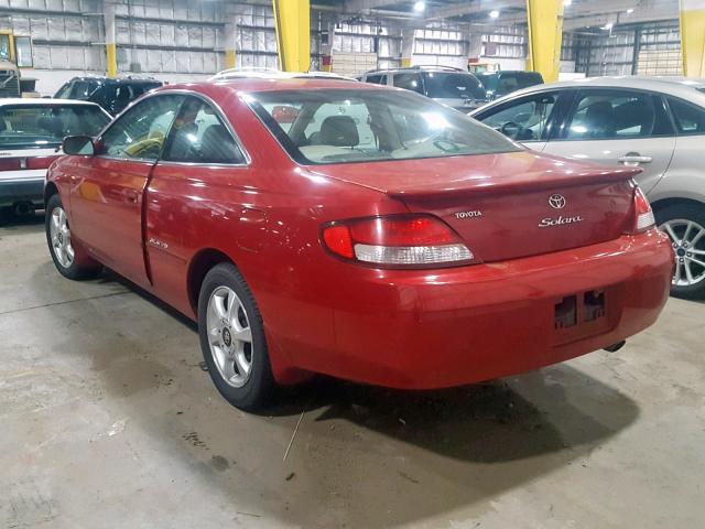 2T1CF22PXXC099539 - 1999 TOYOTA CAMRY SOLA RED photo 3