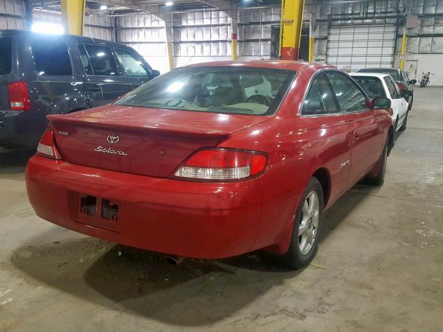 2T1CF22PXXC099539 - 1999 TOYOTA CAMRY SOLA RED photo 4