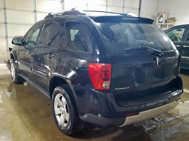 2CKDL73F766120890 - 2006 PONTIAC TORRENT BLACK photo 3