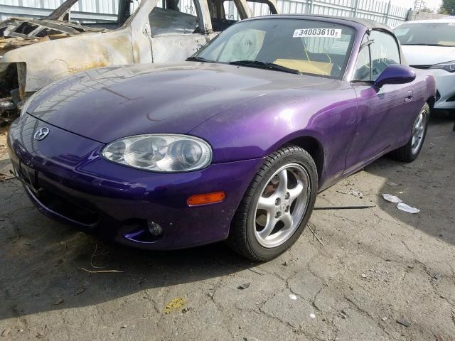 JM1NB353110206059 - 2001 MAZDA MX-5 MIATA BASE  photo 2