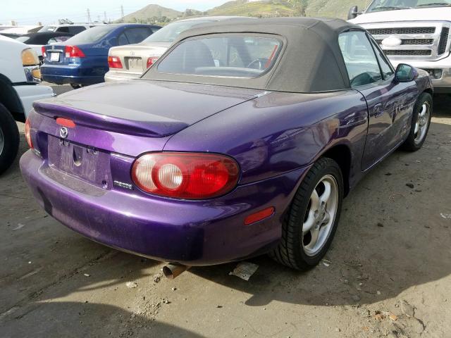 JM1NB353110206059 - 2001 MAZDA MX-5 MIATA BASE  photo 4