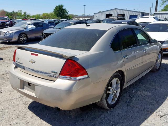 2G1WC5EM4A1209976 - 2010 CHEVROLET IMPALA LTZ GOLD photo 4